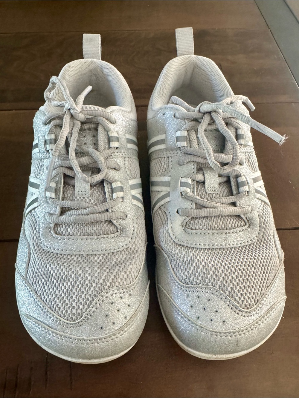 Women's Xero Prio Light Silver Sparkle Lace-Up Sneakers *special edition*